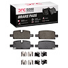 1551-2174-01 5000 Advanced Ceramic Brake Pads & Hardware Kit, Fits Select Multiple Makes/Models, Position: Rear,Rr