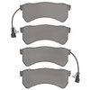 1551-2175-10 5000 Advanced Semi-Metallic Brake Pads, 2016-2021 Freightliner, Position: Fr   ,Fr & Rr,Rr - image 2