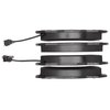 1551-2175-10 5000 Advanced Semi-Metallic Brake Pads, 2016-2021 Freightliner, Position: Fr   ,Fr & Rr,Rr - image 3