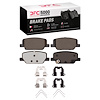 1551-2199-01 5000 Advanced Ceramic Brake Pads & Hardware Kit, Fits Select Kia/Hyundai/Genesis, Position: Rear - image 1