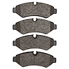 1551-2201-00 5000 Advanced Semi-Metallic Brake Pads, Fits Select Multiple Makes/Models, Position: Rear,Rr - image 1