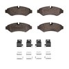 1551-2201-01 5000 Advanced Semi-Metallic Brake Pads & Hardware Kit, Fits Select Multiple Makes/Models, Position: Rr,Rear - image 2