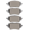 1551-2202-00 5000 Advanced Ceramic Brake Pads, Fits Select Lexus/Toyota/Scion, Position: Rear - image 1