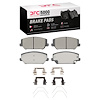 1551-2211-02 5000 Advanced Low-Metallic Brake Pads & Hardware Kit, Fits Select Kia/Hyundai/Genesis, Position: Front - image 1