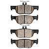1551-2219-00 5000 Advanced Ceramic Brake Pads, Fits Select Ford/Lincoln/Mercury/Mazda, Position: Rear - image 1