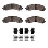 1551-2225-01 5000 Advanced Semi-Metallic Brake Pads & Hardware Kit, Fits Select Mopar, Position: Rear - image 2