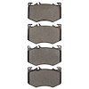 1551-2276-00 5000 Advanced Low-Metallic Brake Pads, Fits Select Mercedes-Benz, Position: Front