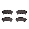1551-2280-00 5000 Advanced Semi-Metallic Brake Pads, Fits Select Ford/Lincoln/Mercury/Mazda, Position: Rear - image 1
