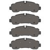 1551-2281-00 5000 Advanced Semi-Metallic Brake Pads, Fits Select Ford/Lincoln/Mercury/Mazda, Position: Rear - image 2