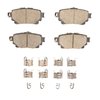 1551-2305-01 5000 Advanced Ceramic Brake Pads & Hardware Kit, Fits Select Multiple Makes/Models, Position: Rear - image 2
