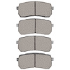 1551-2309-00 5000 Advanced Ceramic Brake Pads, 2007-2021 Kia/Hyundai/Genesis, Position: Rear