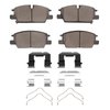 1551-2345-01 5000 Advanced Ceramic Brake Pads & Hardware Kit, Fits Select GM, Position: Front - image 2