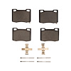 1551-2363-01 5000 Advanced Low-Metallic Brake Pads & Hardware Kit, Fits Select Ford/Lincoln/Mercury/Mazda, Position: Rear - image 1