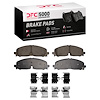 1551-2371-01 5000 Advanced Ceramic Brake Pads & Hardware Kit, Fits Select GM, Position: Front - image 1