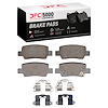 1551-2373-11 5000 Advanced Ceramic Brake Pads & Hardware Kit, Fits Select Kia/Hyundai/Genesis, Position: Rear - image 1