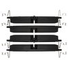 1551-2388-10 5000 Advanced Semi-Metallic Brake Pads, Fits Select Ford/Lincoln/Mercury/Mazda, Position: Rear - image 3