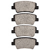 1551-2395-00 5000 Advanced Ceramic Brake Pads, Fits Select Kia/Hyundai/Genesis, Position: Rear - image 1