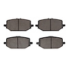 1551-2397-00 5000 Advanced Ceramic Brake Pads, Fits Select Acura/Honda, Position: Rear - image 1