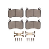 1551-2399-01 5000 Advanced Ceramic Brake Pads & Hardware Kit, Fits Select Tesla, Position: Front - image 1