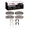 1551-2408-01 5000 Advanced Ceramic Brake Pads & Hardware Kit, 2021-2021 Kia/Hyundai/Genesis, Position: Front - image 1