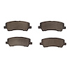 1551-2412-00 5000 Advanced Ceramic Brake Pads, Fits Select Ford/Lincoln/Mercury/Mazda, Position: Rear - image 1