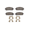 1551-2413-01 5000 Advanced Ceramic Brake Pads & Hardware Kit, Fits Select Multiple Makes/Models, Position: Front - image 1