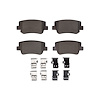 1551-2417-01 5000 Advanced Ceramic Brake Pads & Hardware Kit, Fits Select Kia/Hyundai/Genesis, Position: Rear - image 1
