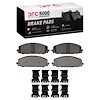 1551-2429-01 5000 Advanced Semi-Metallic Brake Pads & Hardware Kit, Fits Select Mopar, Position: Front - image 1