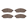 1551-2436-00 5000 Advanced Ceramic Brake Pads, Fits Select Mopar, Position: Front - image 1