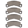 1551-2443-00 5000 Advanced Low-Metallic Brake Pads, Fits Select Tesla, Position: Front