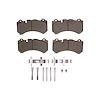 1551-2444-01 5000 Advanced Low-Metallic Brake Pads & Hardware Kit, Fits Select GM, Position: Front - image 1