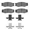 1552-0266-02 5000 Advanced Semi-Metallic Brake Pads & Hardware Kit, 1982-1997 Infiniti/Nissan, Position: Front - image 1