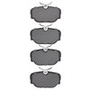 1552-0493-00 5000 Advanced Low-Metallic Brake Pads, 1983-2004 Multiple Makes/Models, Position: Front,Rear - image 2