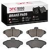 1552-0600-00 5000 Advanced Semi-Metallic Brake Pads, 1994-1998 Ford/Lincoln/Mercury/Mazda, Position: Front - image 1