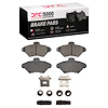 1552-0600-01 5000 Advanced Semi-Metallic Brake Pads & Hardware Kit, 1994-1998 Ford/Lincoln/Mercury/Mazda, Position: Front - image 1