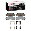1552-0833-01 5000 Advanced Semi-Metallic Brake Pads & Hardware Kit, 2003-2011 Ford/Lincoln/Mercury/Mazda, Position: Front - image 1