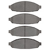 1552-0931-00 5000 Advanced Semi-Metallic Brake Pads, 2003-2011 Ford/Lincoln/Mercury/Mazda, Position: Front - image 1