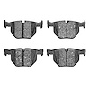 1552-1042-00 5000 Advanced Low-Metallic Brake Pads, 2007-2014 BMW, Position: Rear - image 1