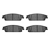1552-1194-10 5000 Advanced Semi-Metallic Brake Pads, 2015-2020 GM, Position: Rear - image 1