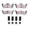 1552-1279-01 5000 Advanced Ceramic Brake Pads & Hardware Kit, 2010-2017 Ford/Lincoln/Mercury/Mazda, Position: Rear - image 1