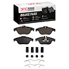 1552-1341-01 5000 Advanced Low-Metallic Brake Pads & Hardware Kit, 2008-2015 Mercedes-Benz, Position: Rear