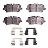 1552-1692-01 5000 Advanced Ceramic Brake Pads & Hardware Kit, Fits Select Land Rover, Position: Rear