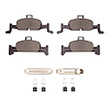1552-1897-01 5000 Advanced Low-Metallic Brake Pads & Hardware Kit, Fits Select Audi/Volkswagen, Position: Front - image 1