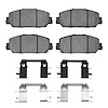 1552-2036-01 5000 Advanced Ceramic Brake Pads & Hardware Kit, Fits Select Acura/Honda, Position: Front - image 1