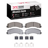 1552-2087-01 5000 Advanced Semi-Metallic Brake Pads & Hardware Kit, 2018-2020 Ford/Lincoln/Mercury/Mazda, Position: Front - image 1
