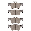 1552-2102-00 5000 Advanced Ceramic Brake Pads, Fits Select Acura/Honda, Position: Rear - image 1