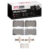 5000 Advanced Low-Metallic Brake Pads & Hardware Kit, 2017-2019 Acura/Honda, Position: Front