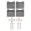 1600-0031-02 5000 Euro Ceramic Brake Pads & Hardware Kit, 1967-1976 Porsche, Position: Front
