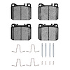 1600-0145-12 5000 Euro Ceramic Brake Pads & Hardware Kit, 1979-1985 Mercedes-Benz, Position: Front - image 1