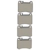 1600-0424-00 5000 Euro Ceramic Brake Pads, 1986-1989 Mercedes-Benz, Position: Front - image 2